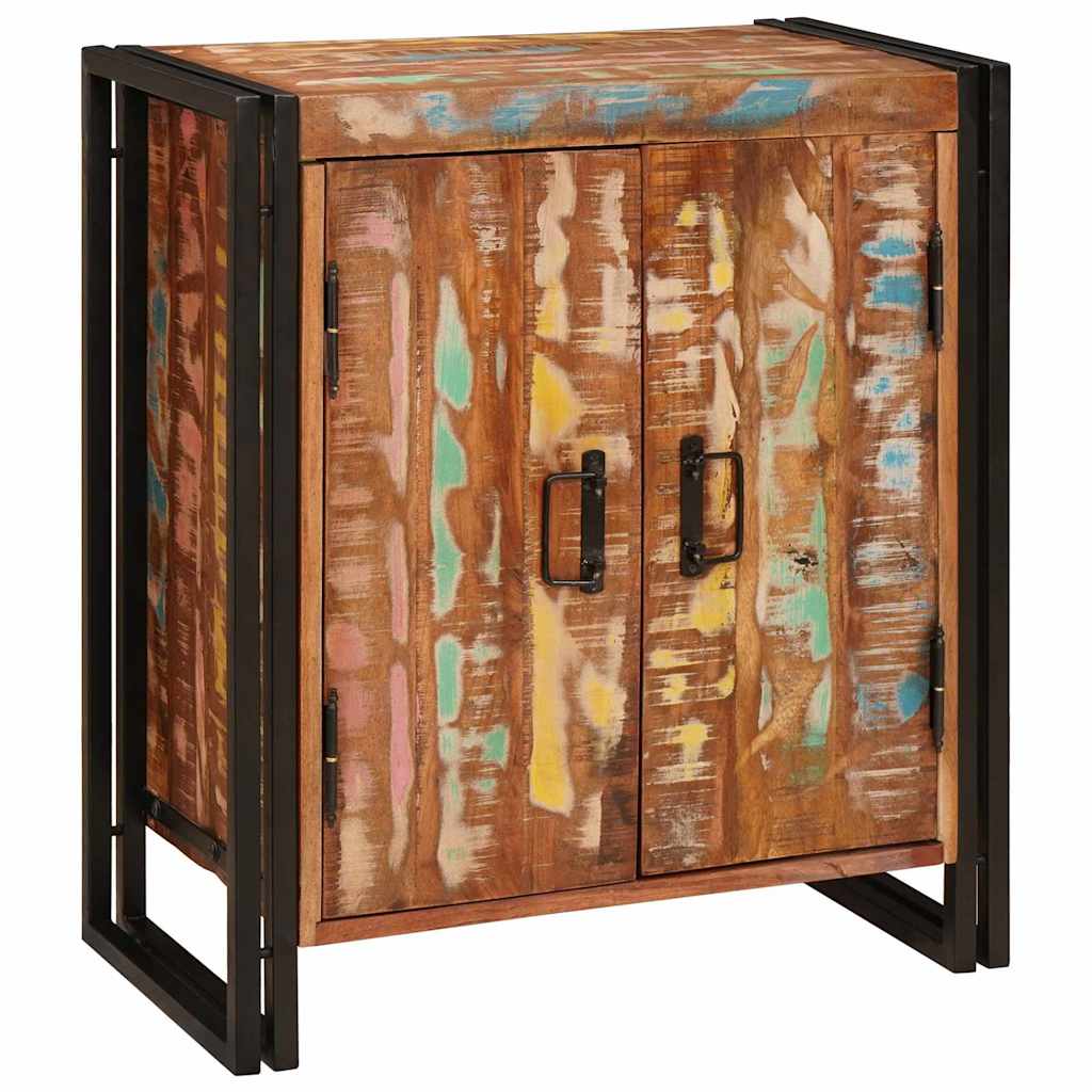 Nachttisch Braun 66 x 35 x 76 cm Massives, grobes Mangoholz