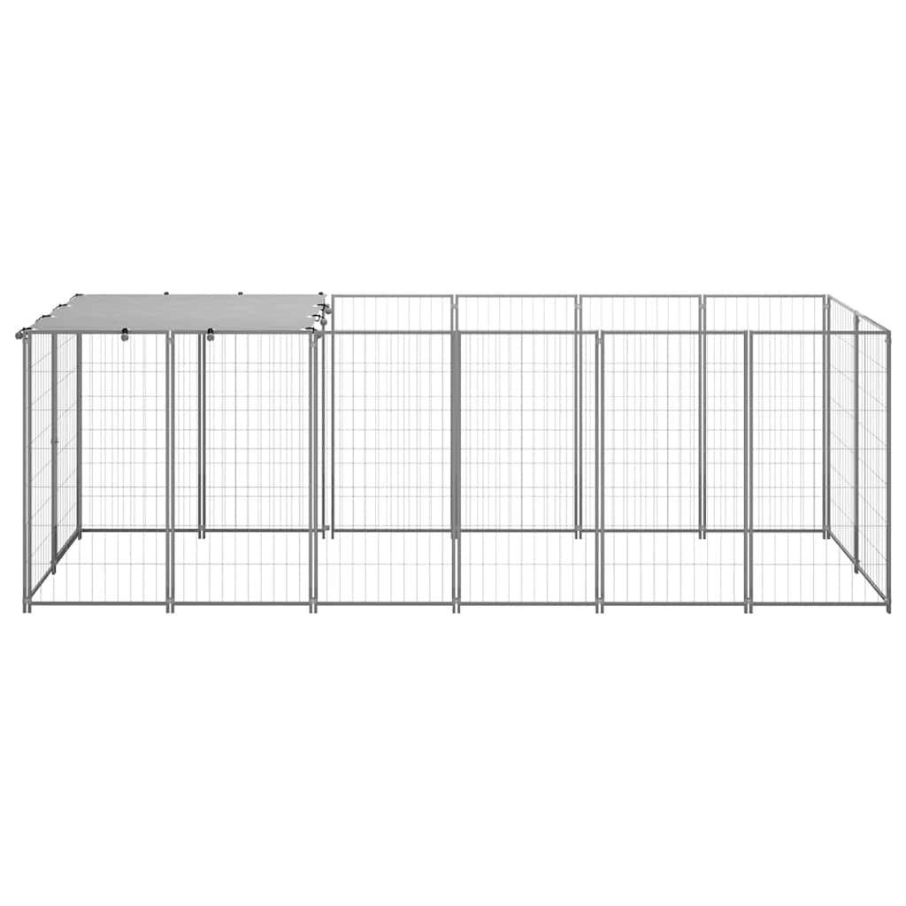 Hundezwinger 110x110x110 cm Stahl Schwarz