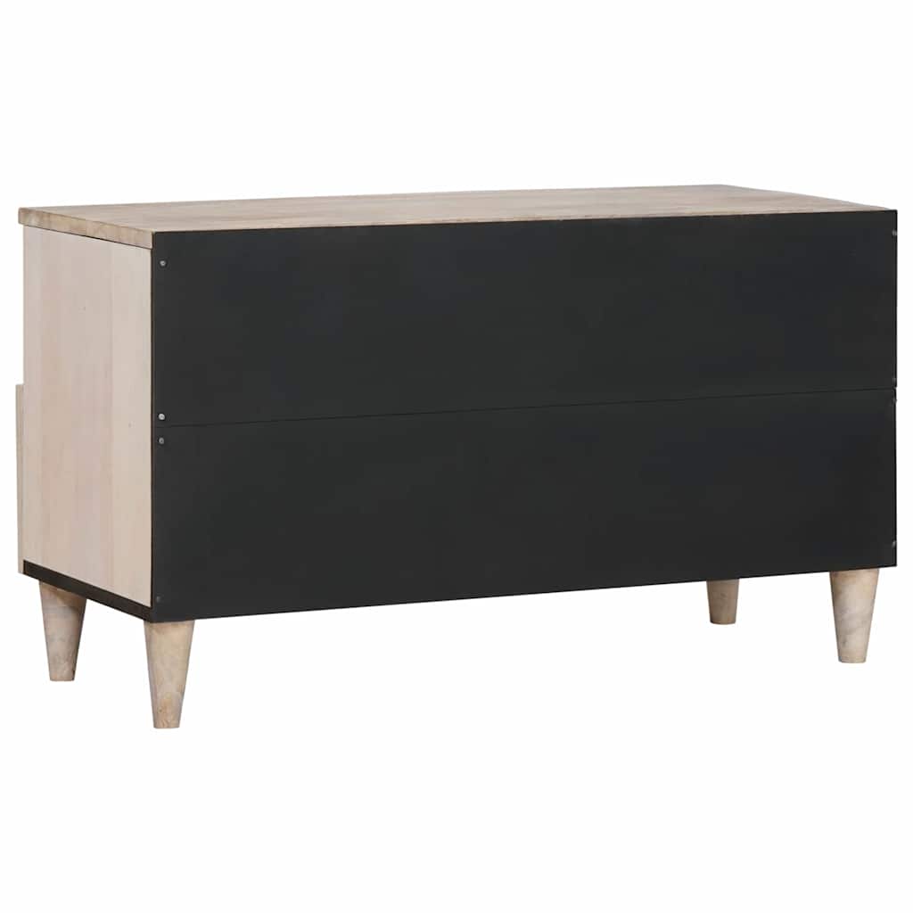 TV-Schränk mit Schubladen 80 x 33 x 46 cm Massivholz Mango