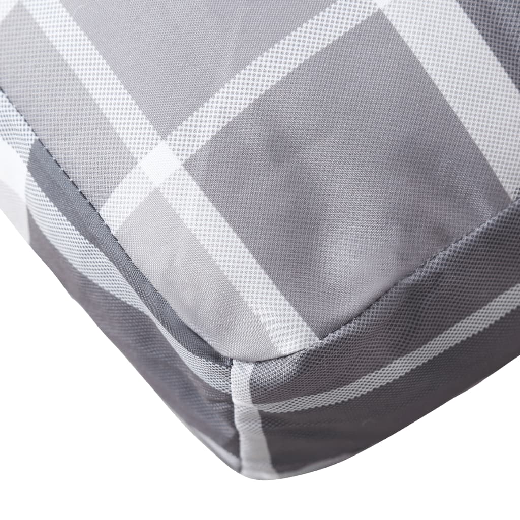 Palettenkissen Blau Weiß Gestreift 58x58x10 cm Oxford-Gewebe