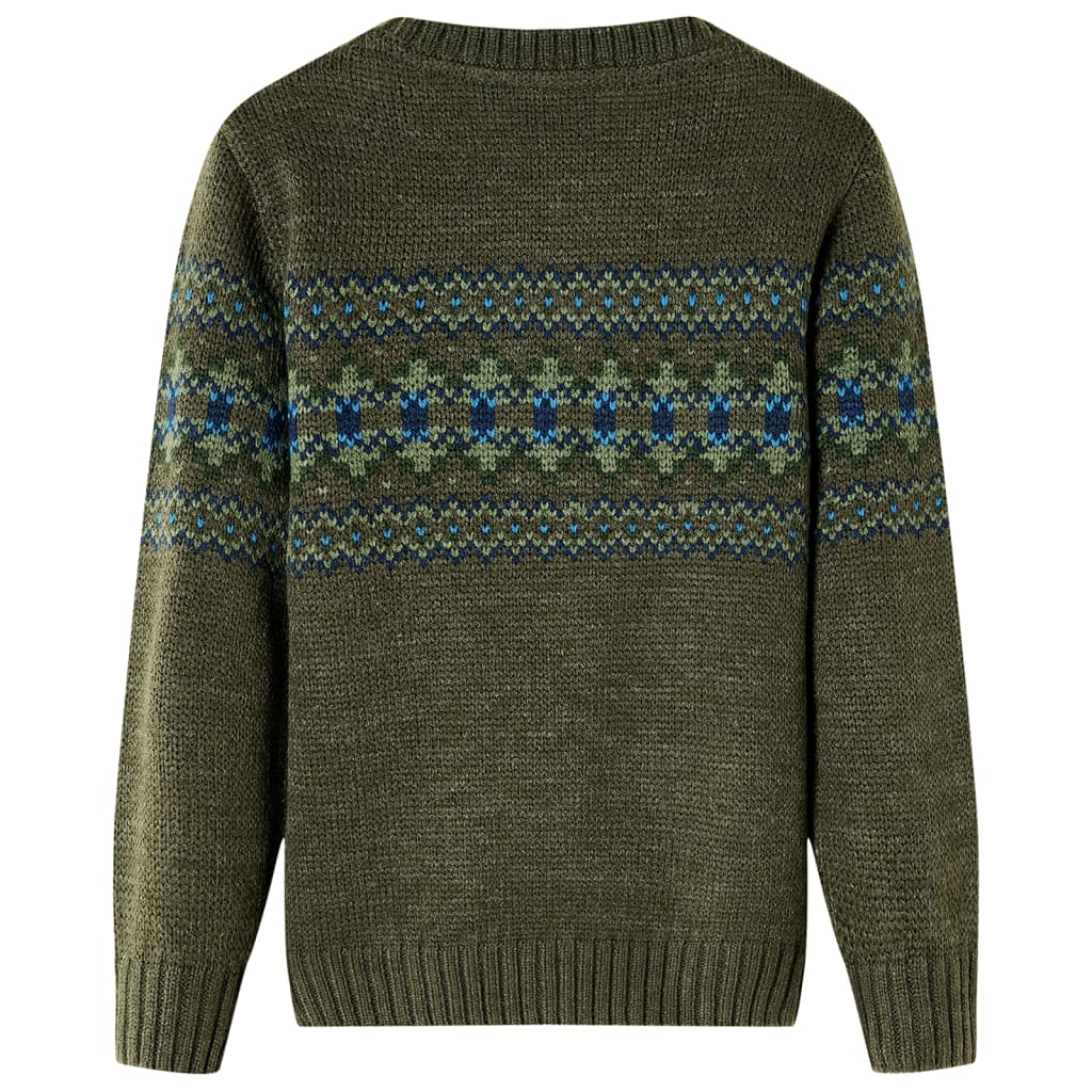 Kinderpullover Gestrickt Cognac 116