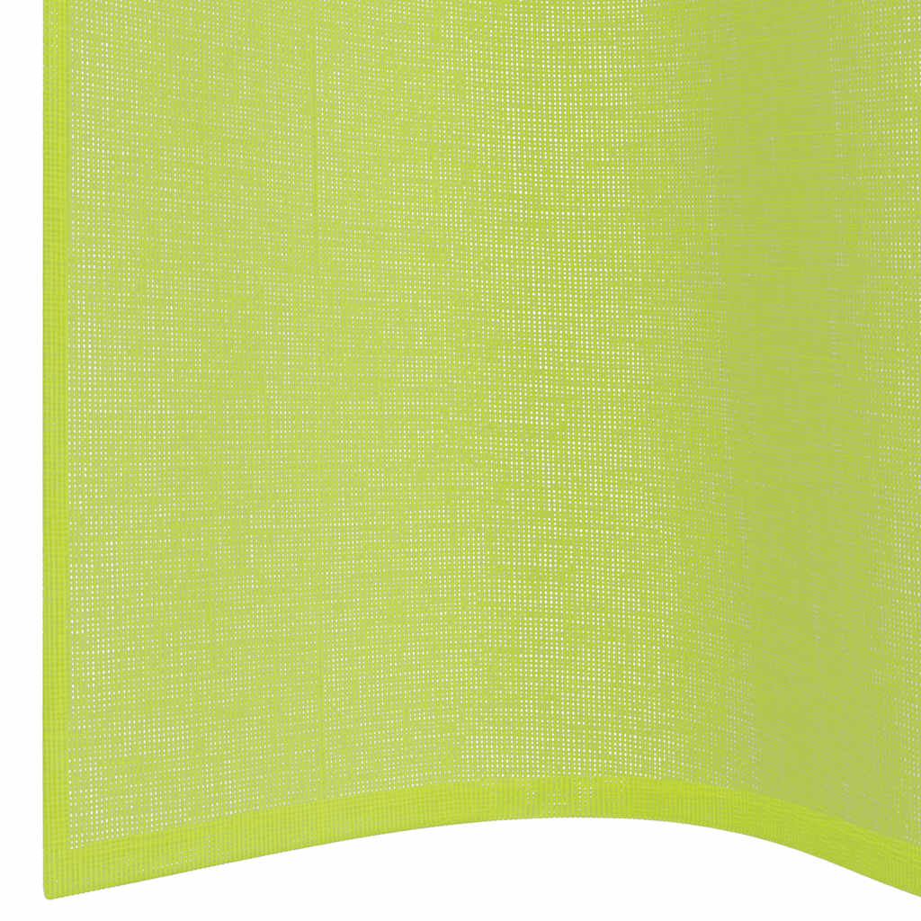Voile Vorhänge mit Ösen 2 Stk. Apfelgrün 140x140 cm