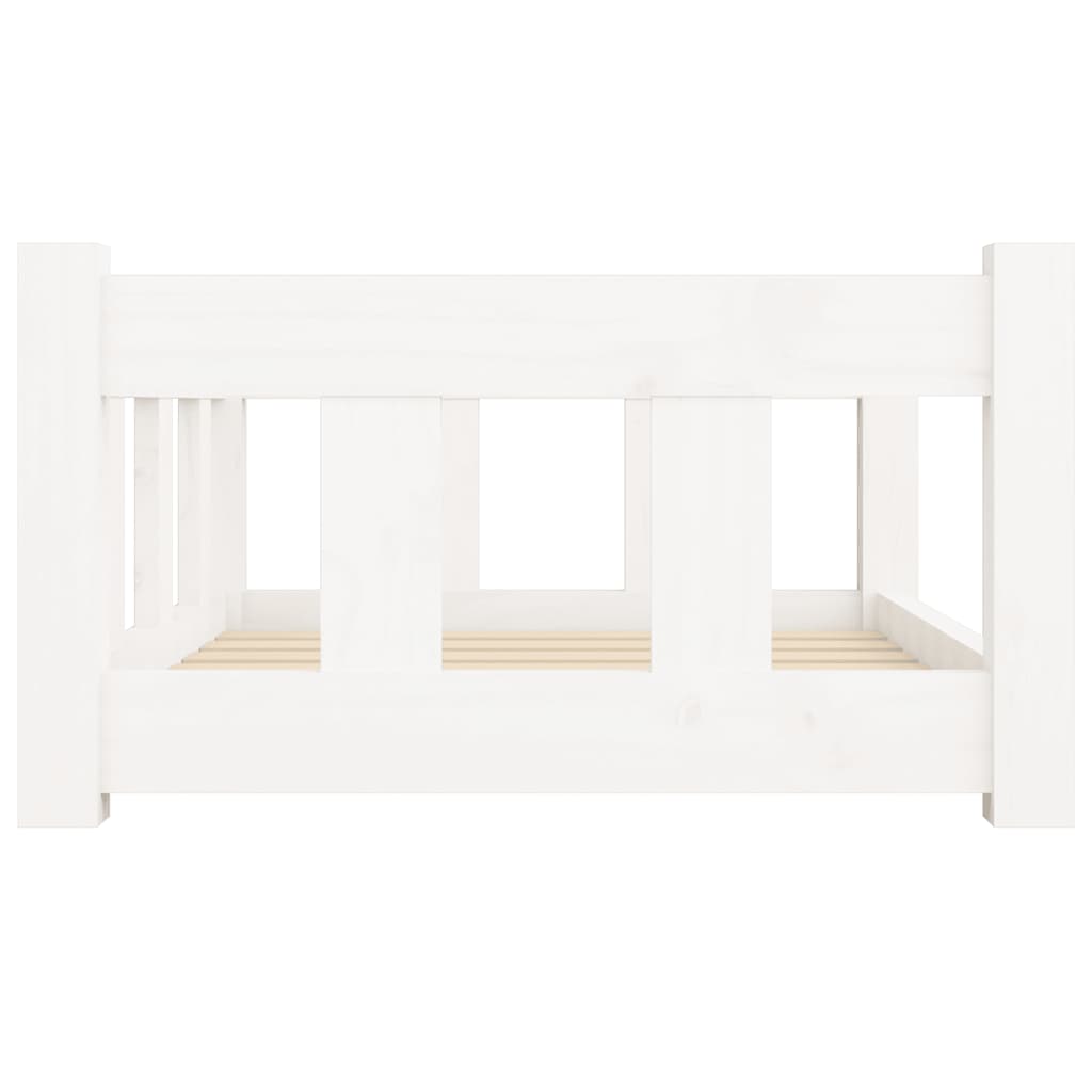 Hundebett 65,5x50,5x28 cm Massivholz Kiefer