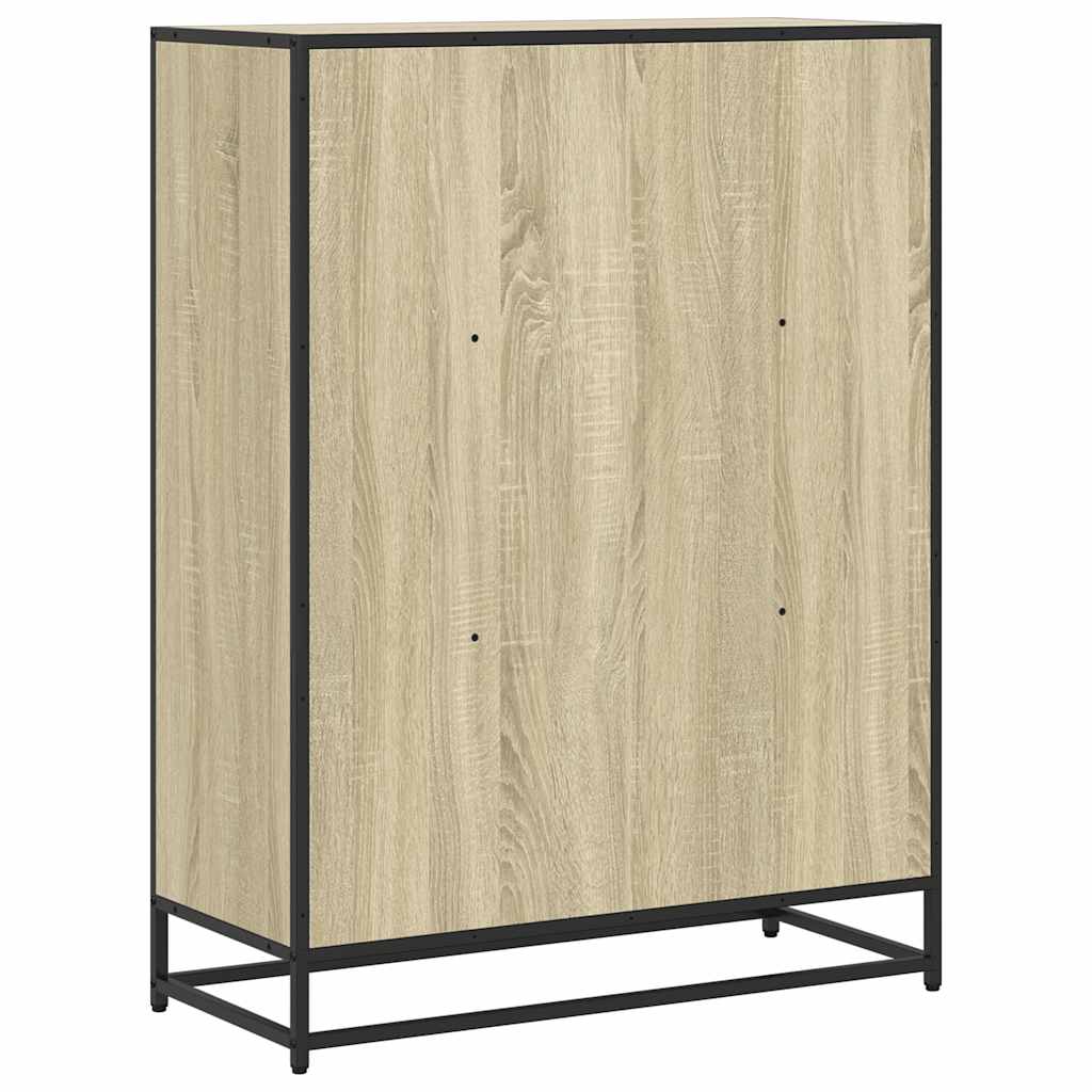 Bücherregal Schwarz 60x35x139 cm Holzwerkstoff