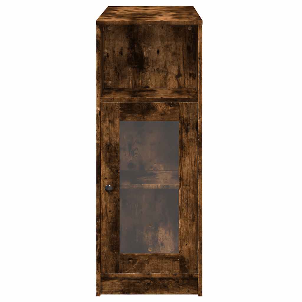 Bartisch Schwarz Eichen-Optik 101 x 40 x 103,5 cm Holzwerkstoff