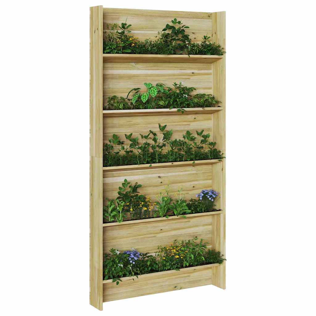 Pflanzenregale Braun 90 x 15 x 180 cm Imprägniertes Kiefernholz