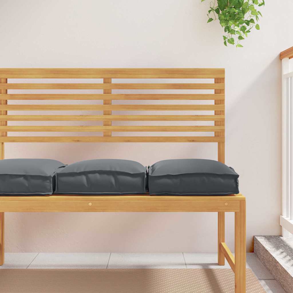 Kissen 2 pcs Anthrazit 40 x 40 x 8 cm Oxford-Stoff