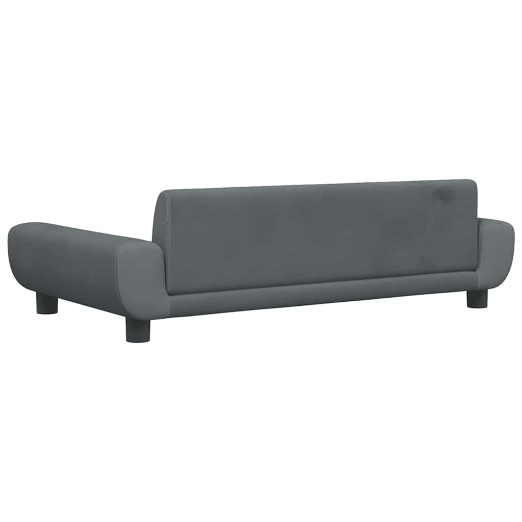 Hundebett Blau 100x54x33 cm Samt