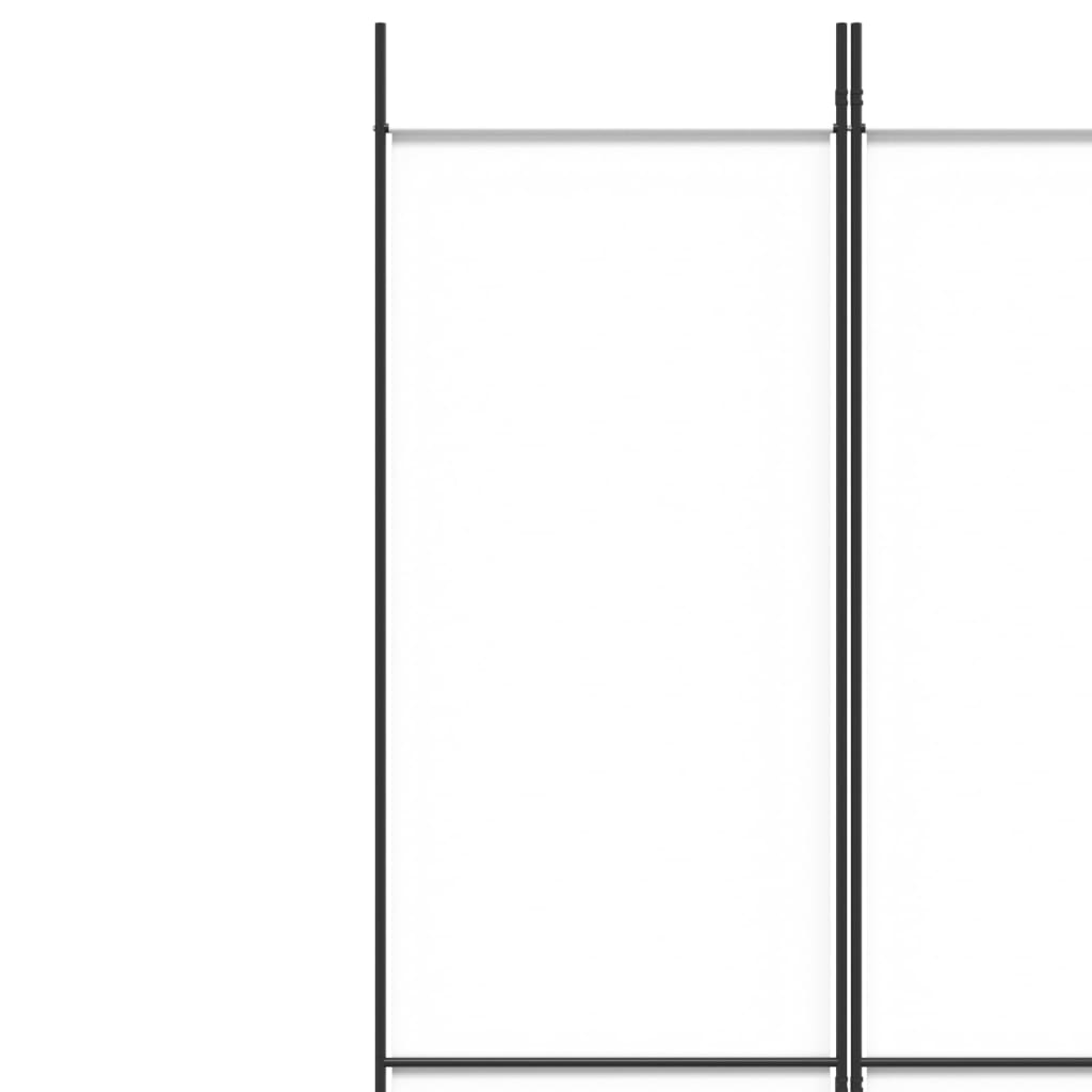 3-teiliger Raumteiler Beige 150 x 220 cm Stoff
