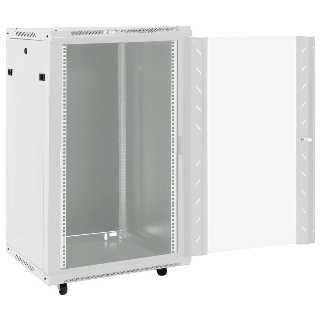 15U Netzwerkschrank 19" IP20 Schwarz 60x45x86 cm