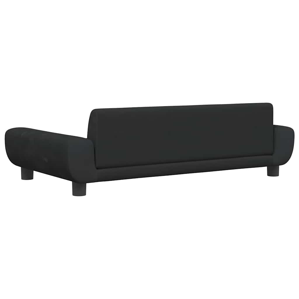 Hundebett Blau 100x54x33 cm Samt