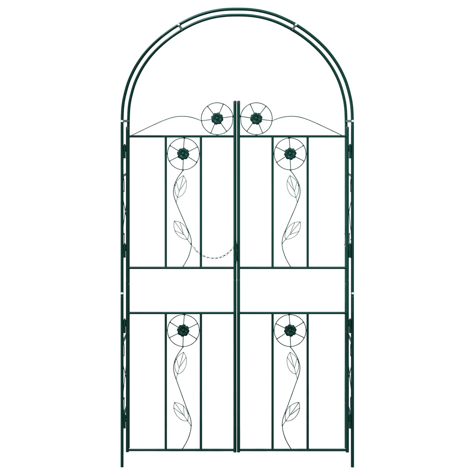 Gartenbogen Uni Schwarz 115 x 37 x 226 cm