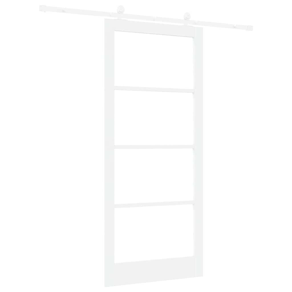 Schiebetür ORKDAL Natürlich und Schwarz 61 x 198,5 cm