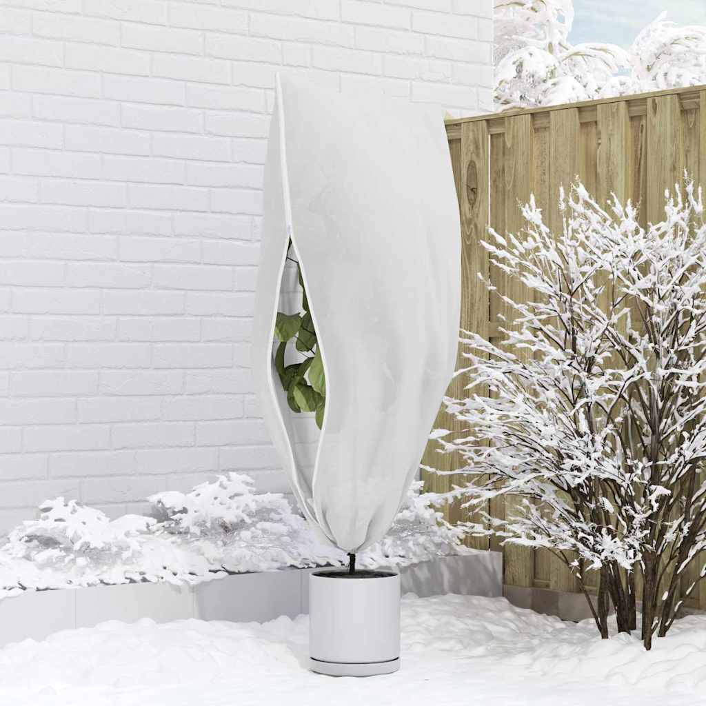 Wintervlies mit Reißverschluss 4 Stk. 70 g/m² 1x1,55 m