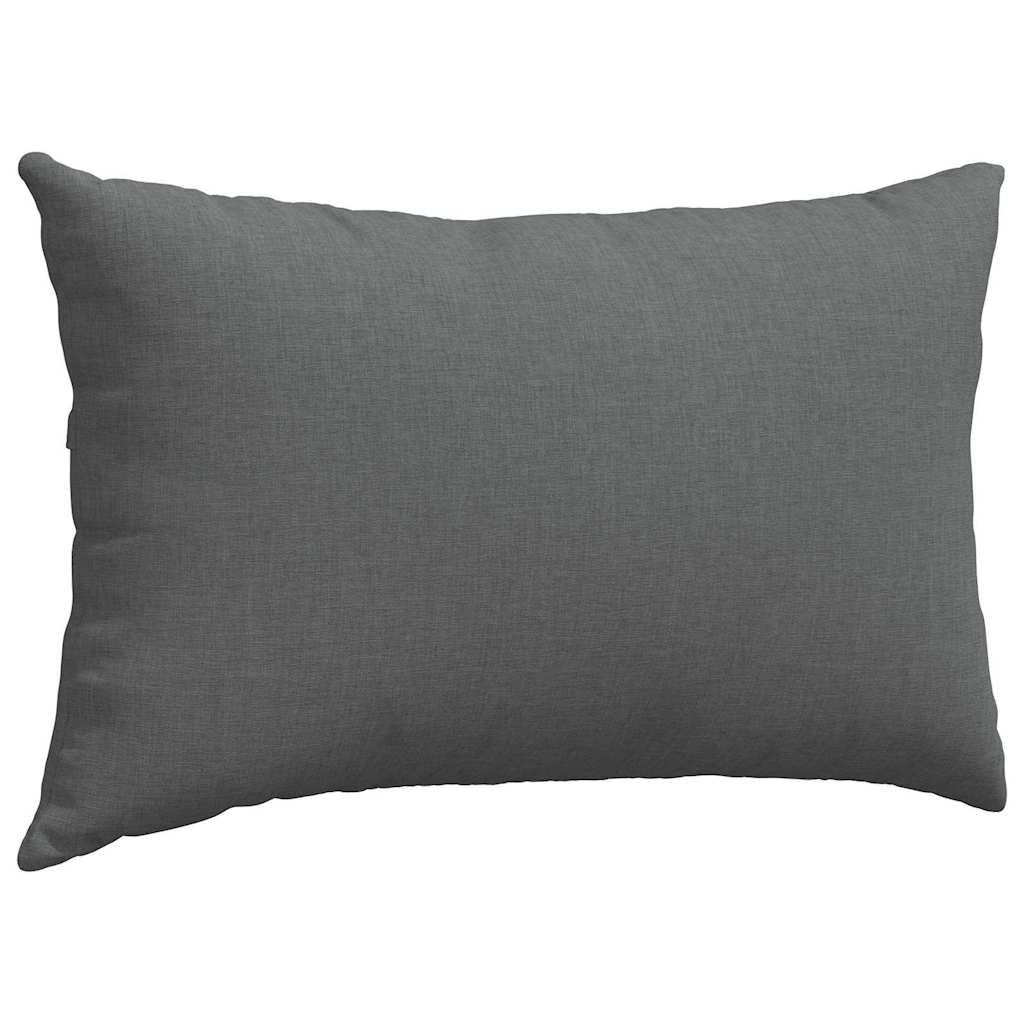 Sofakissen 2 pcs Hellgrau 50 x 30 cm Stoff