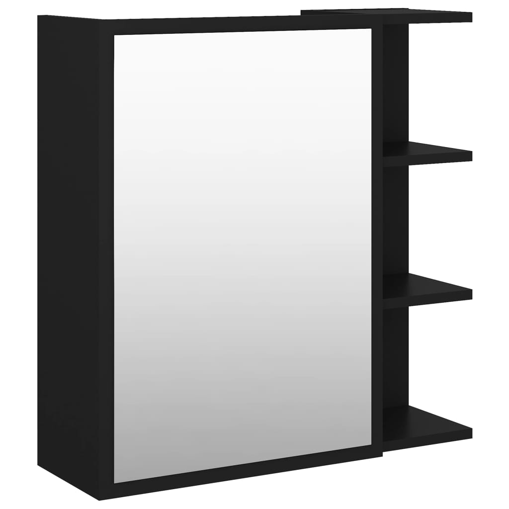 Bad-Spiegelschrank Weiß 62,5x20,5x64 cm Holzwerkstoff