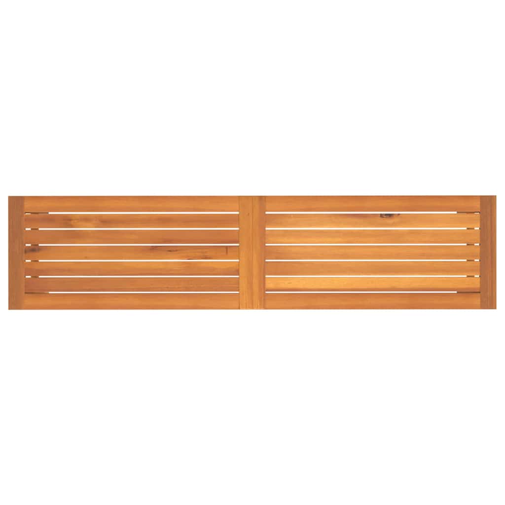 Gartenbank 110x35x45 cm Massivholz Akazie