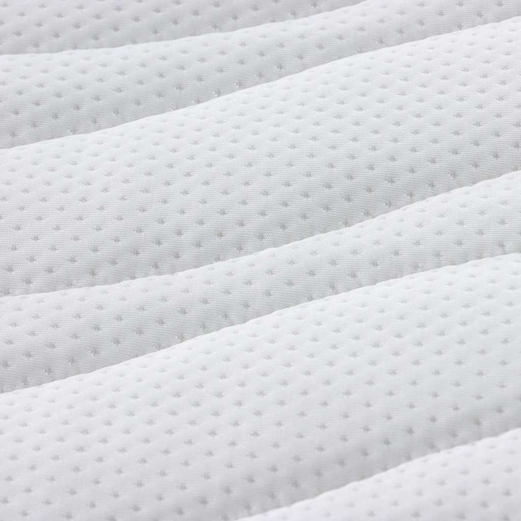 Matratzenauflage Weiß 70 x 200 cm Strickstoff