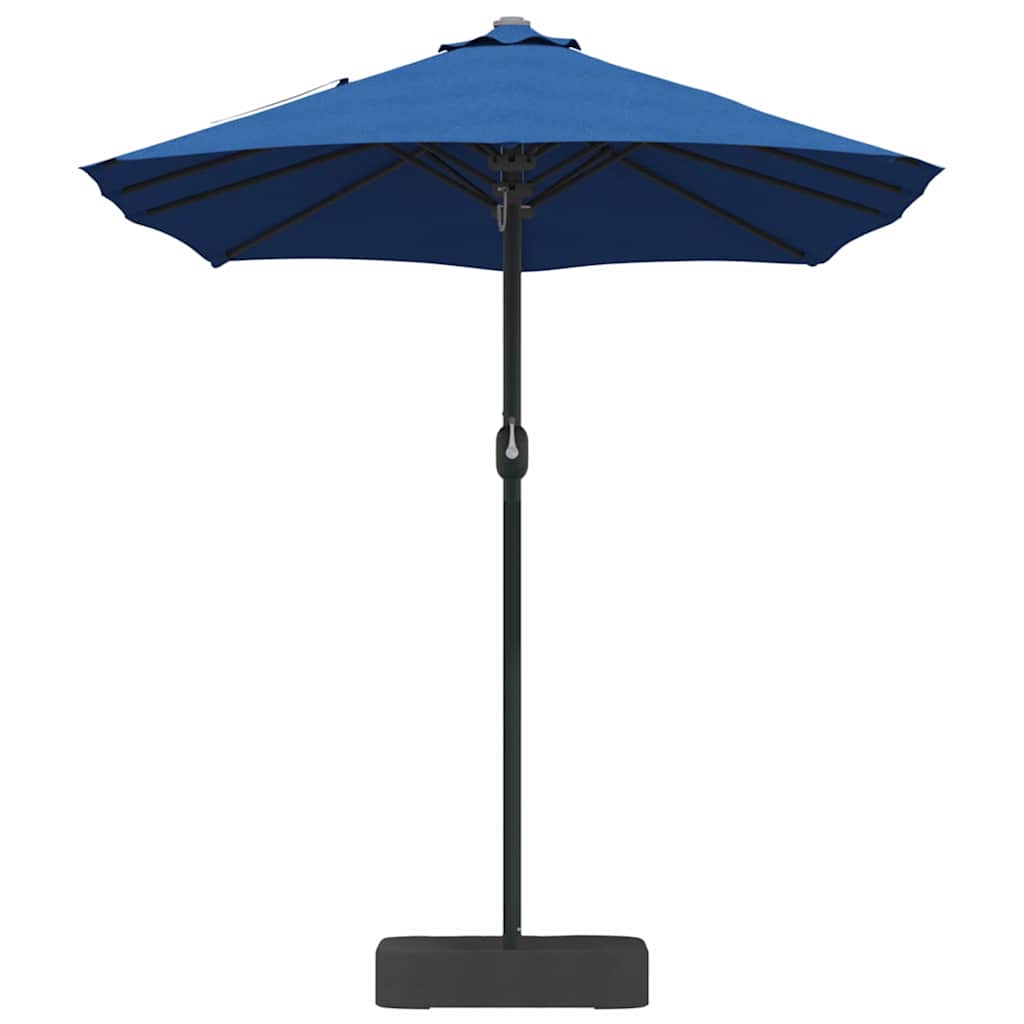 Garten-Sonnenschirm Sand 385 x 209 x 244 cm Polyester und Stahl