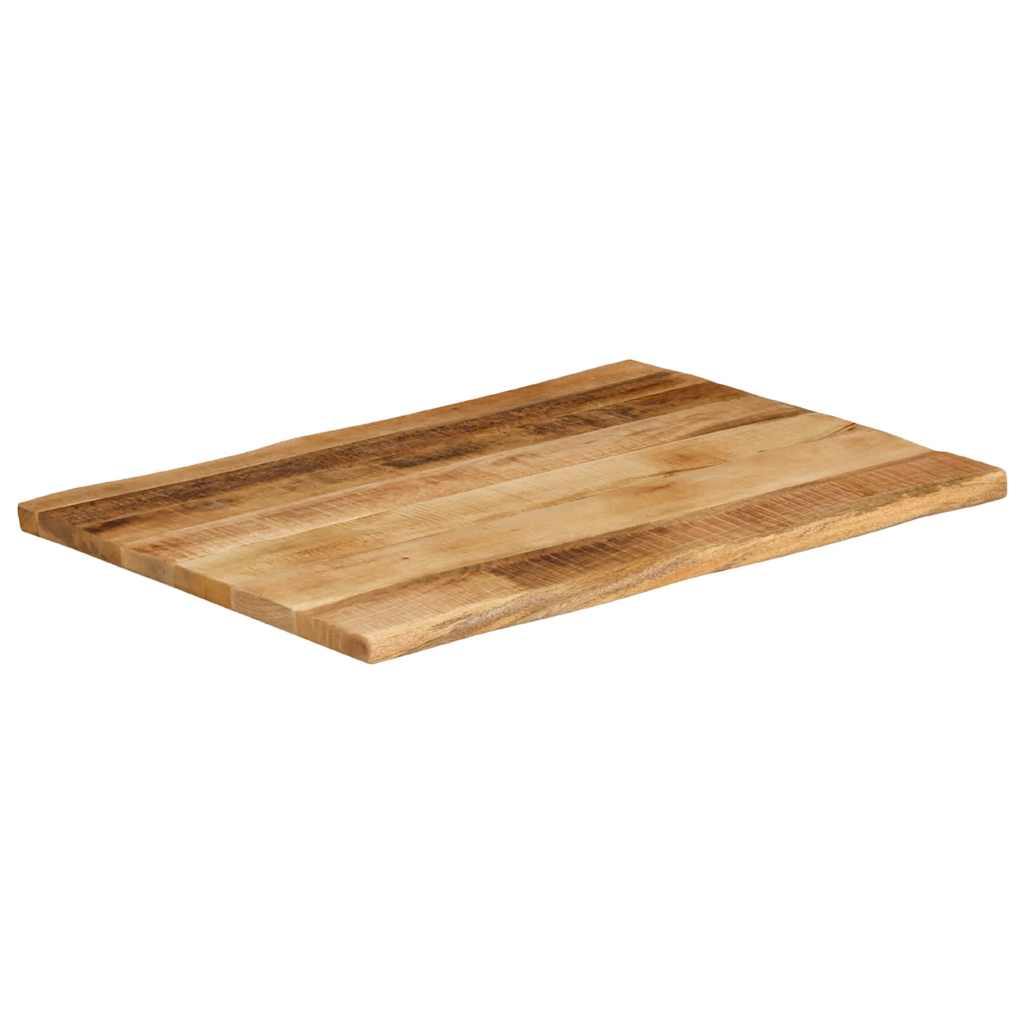 Tischplatte 40x40x2,5 cm Rechteckig Massivholz Akazie Baumkante