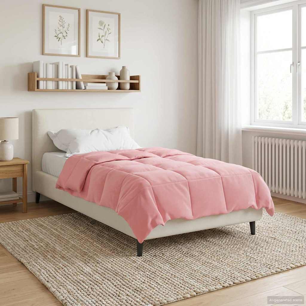 Ganzjahresbettdecke Anthrazit 135 x 200 cm Mikrofaser