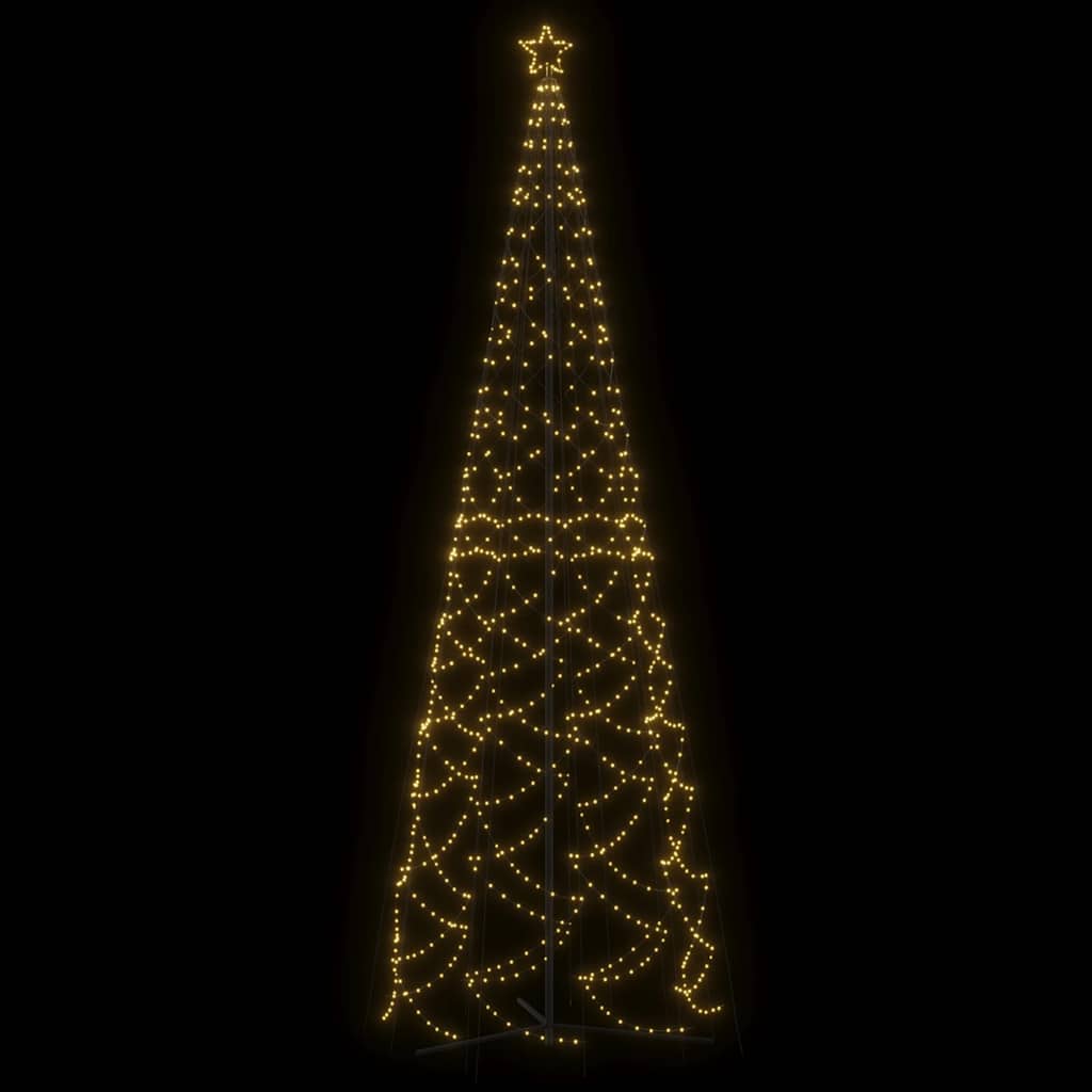 Weihnachtsbaum-Kegel Warmweiß 500 LEDs 100x300 cm