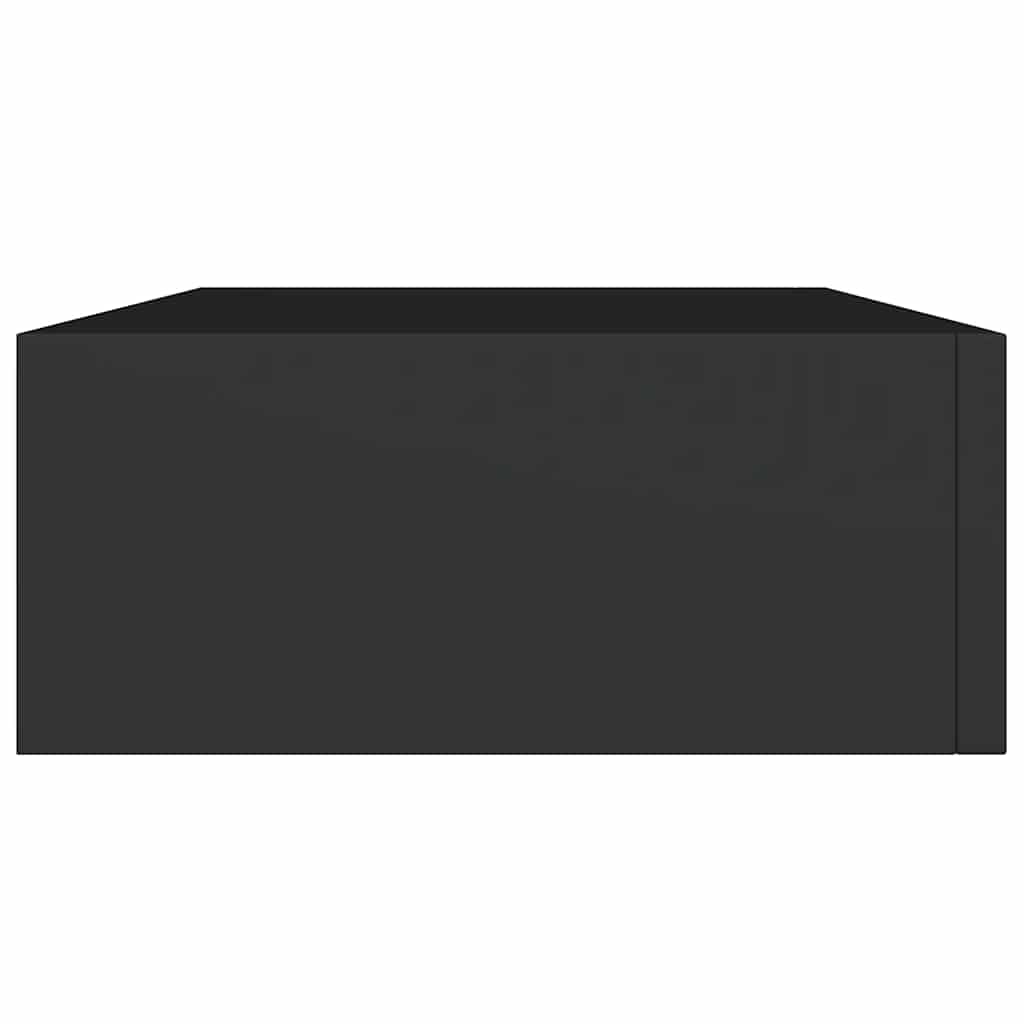 Wandregal mit Schublade Weiß 40x23,5x10 cm MDF