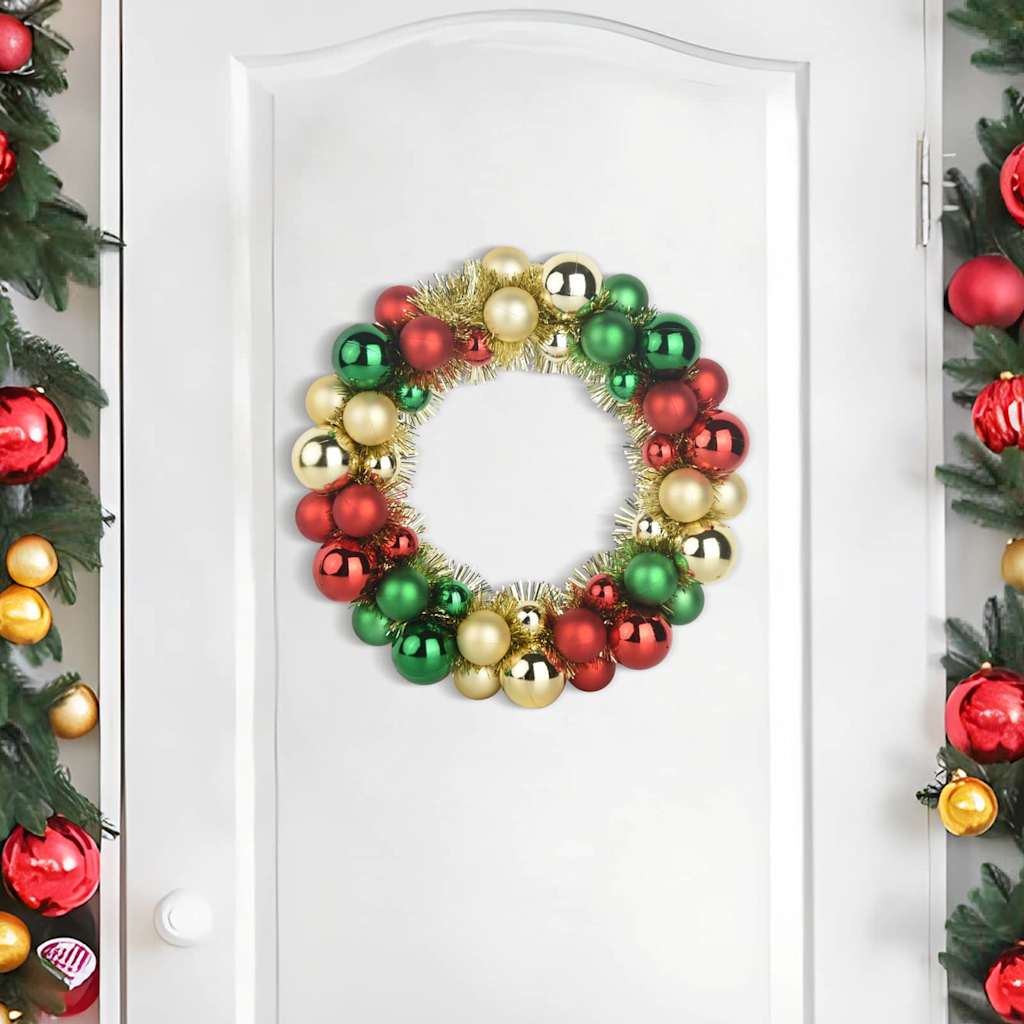 Weihnachtsballkränze 2 pcs Rot 33 x 33 x 7 cm Polystyrol