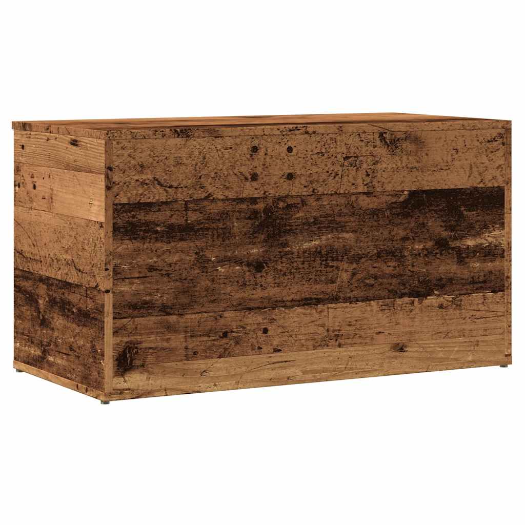 Aufbewahrungstruhe Weiß 84x42x46 cm Holzwerkstoff