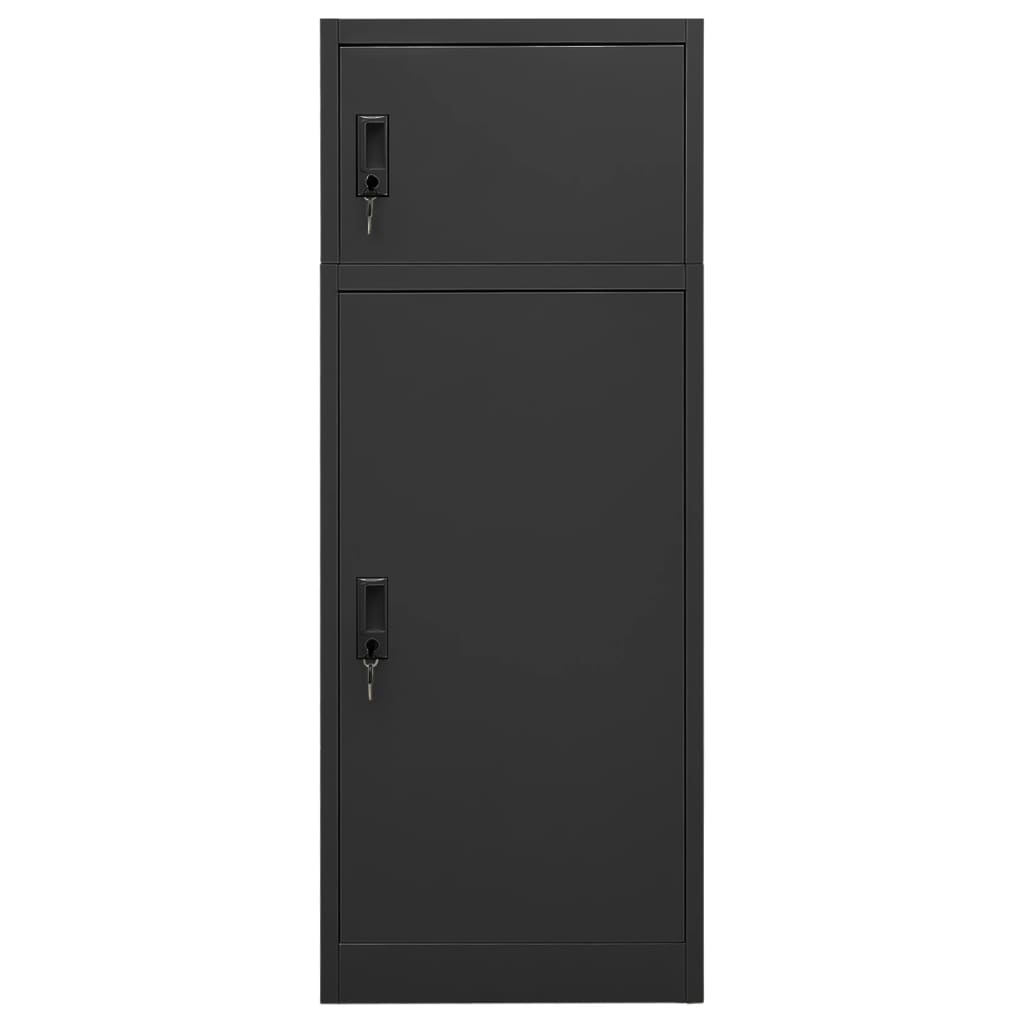 Sattelschrank Weiß 53x53x140 cm Stahl