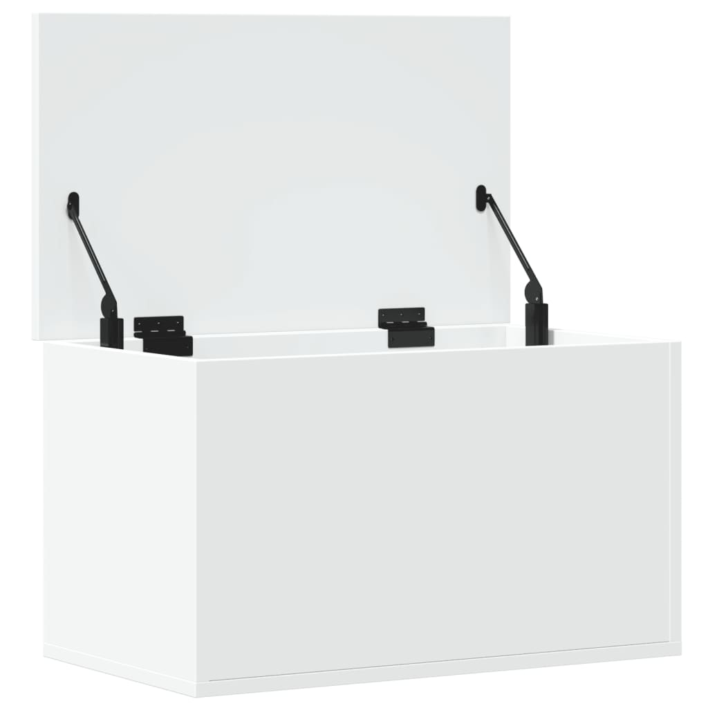 Aufbewahrungstruhe Weiß 84x42x46 cm Holzwerkstoff