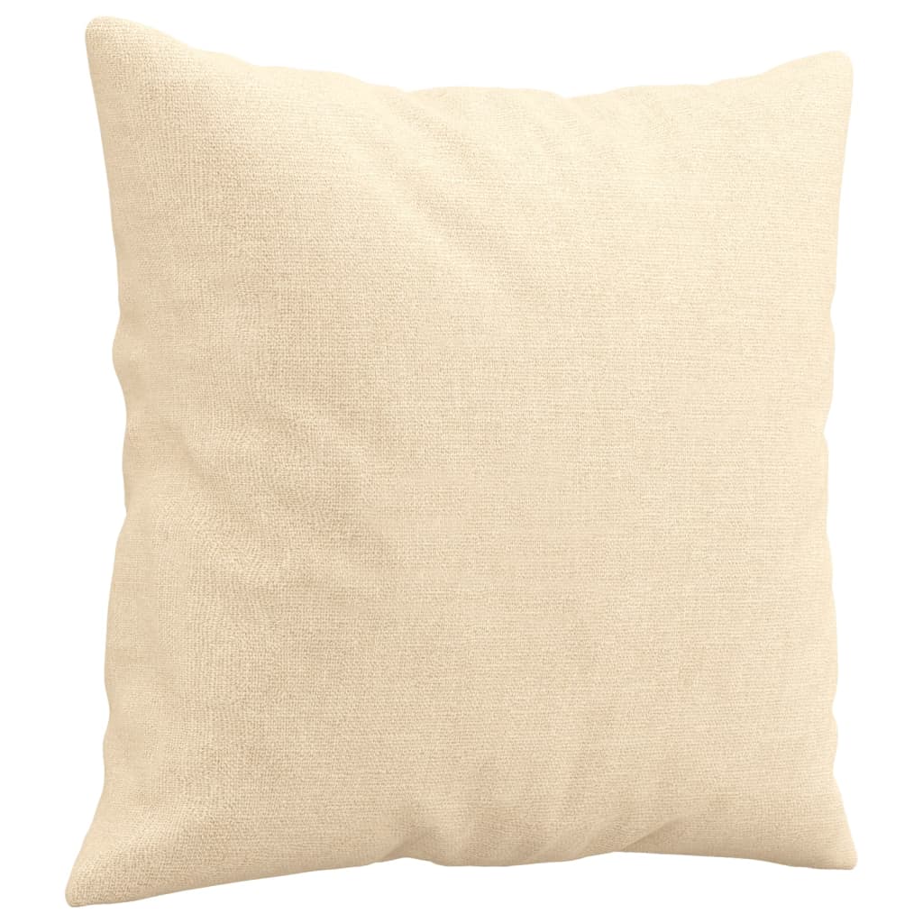 Zierkissen 2 Stk. Hellgrau 40x40 cm Stoff