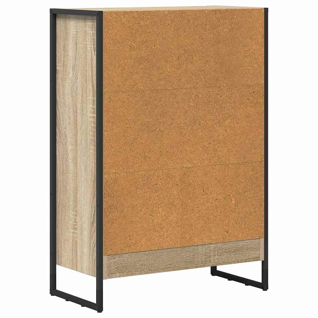Bücherregal 2 pcs Schwarz Eichen-Optik 60 x 30 x 189,5 cm