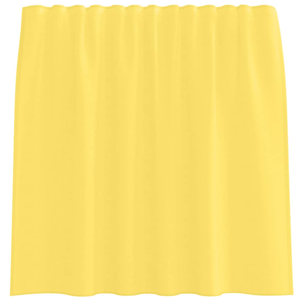 Voile Vorhänge mit Ösen 2 Stk. Apfelgrün 140x140 cm