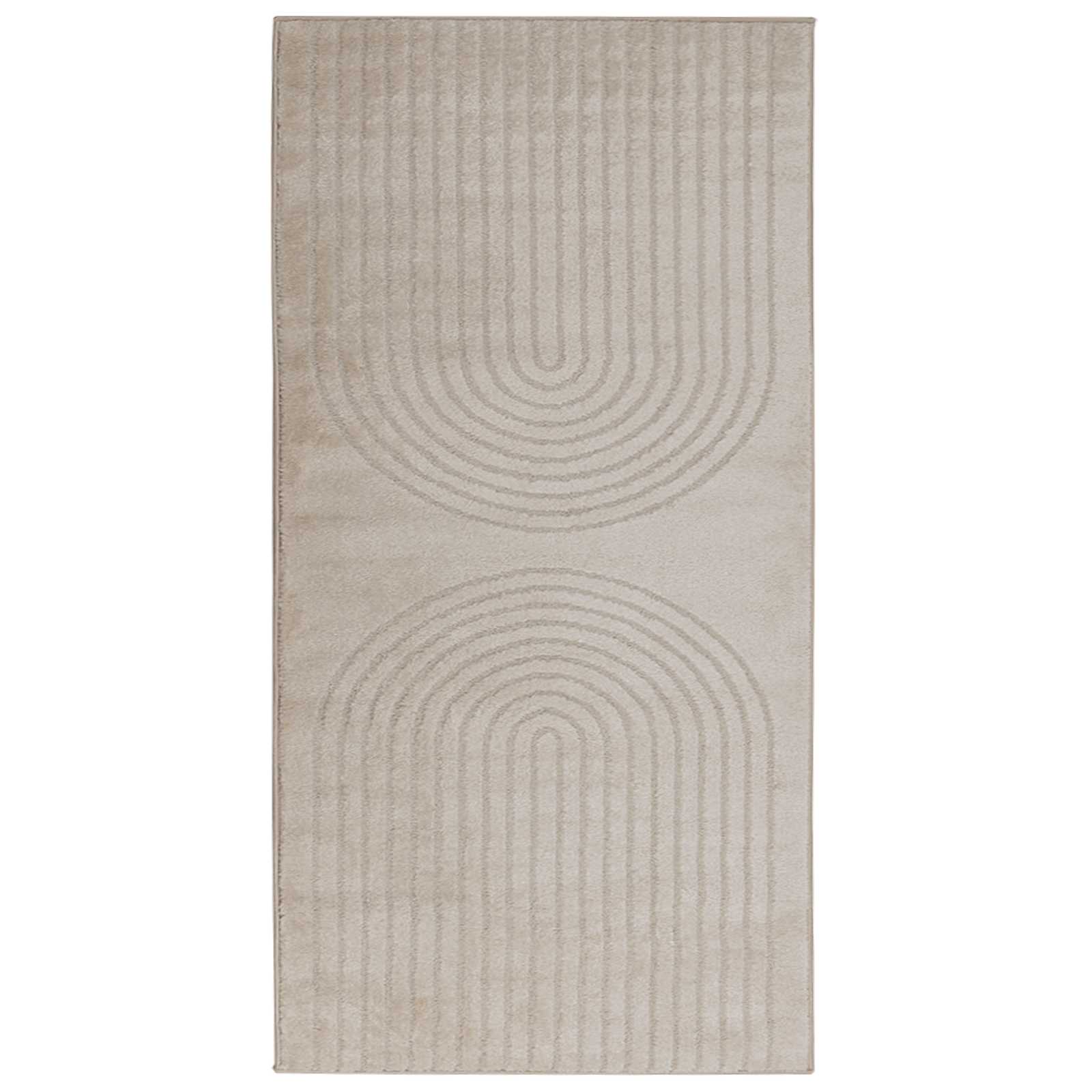 Bereichsteppiche Rechtwinklig GALATI Creme 150 x 80 cm