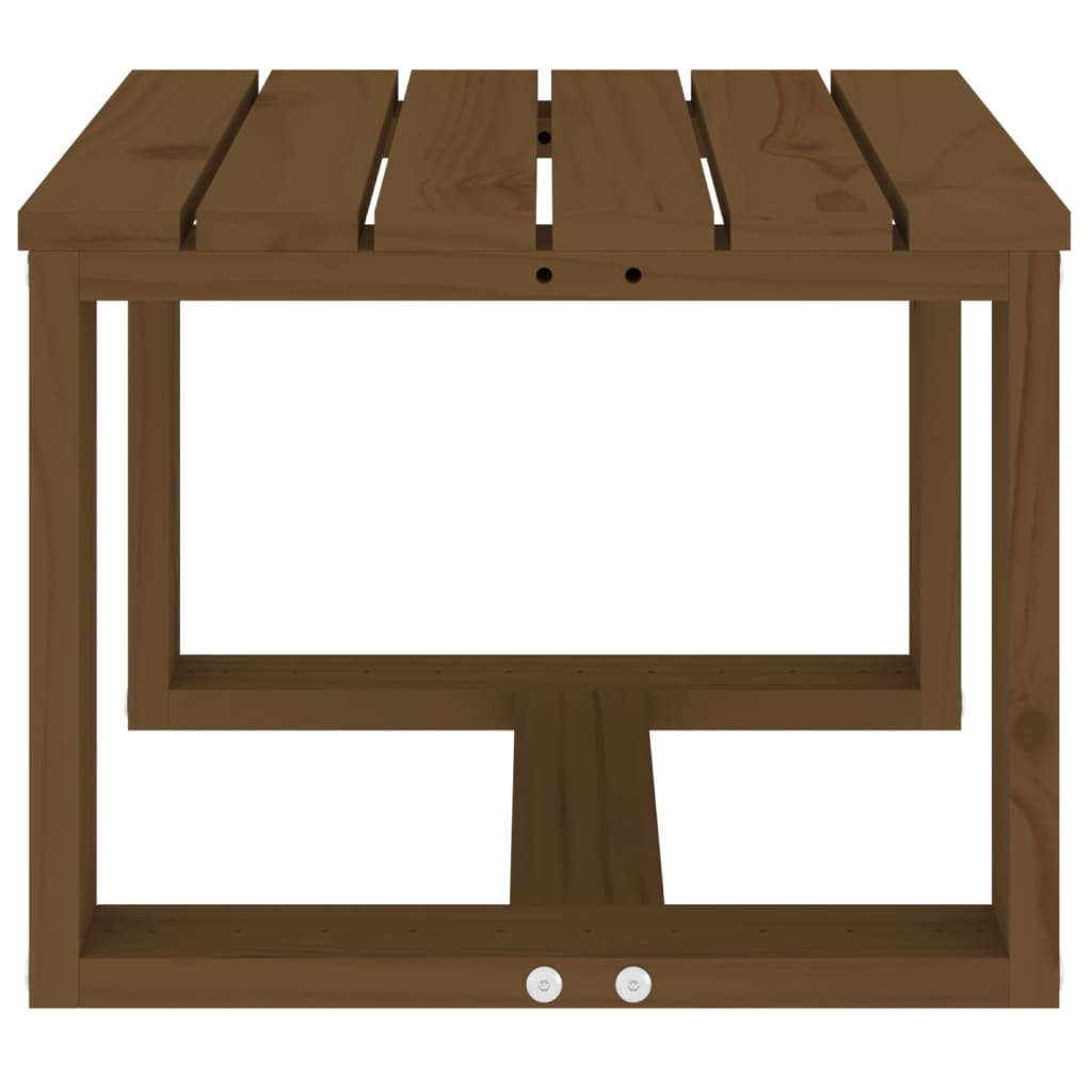 Garten-Beistelltisch 40x38x28,5 cm Massivholz Kiefer