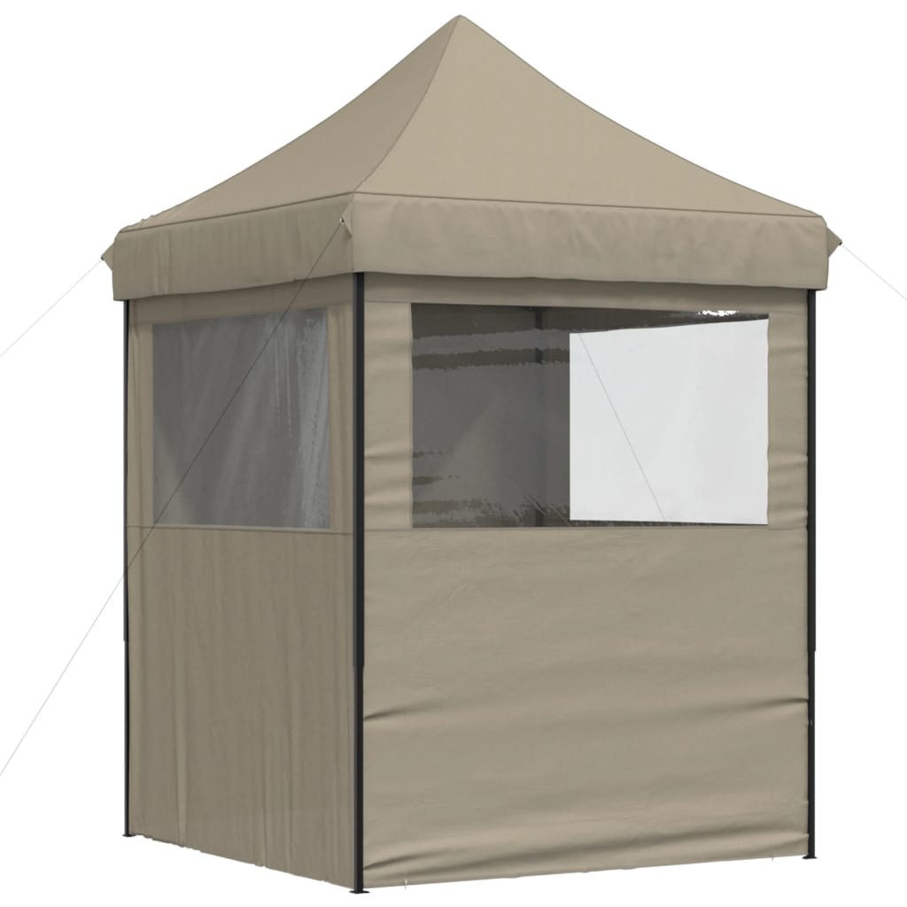 Partyzelt Faltbar Pop-Up Schwarz 200x200x306 cm
