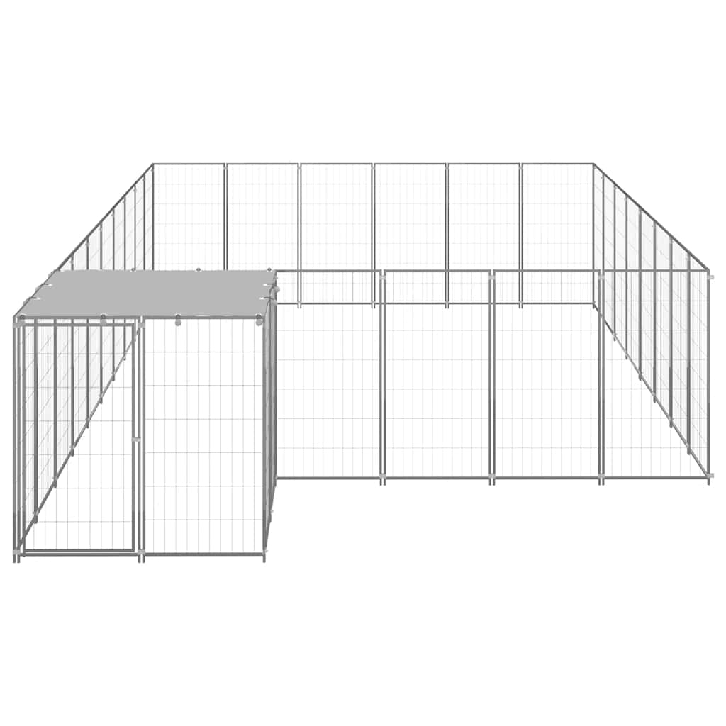 Hundezwinger Schwarz 4,84 m² Stahl