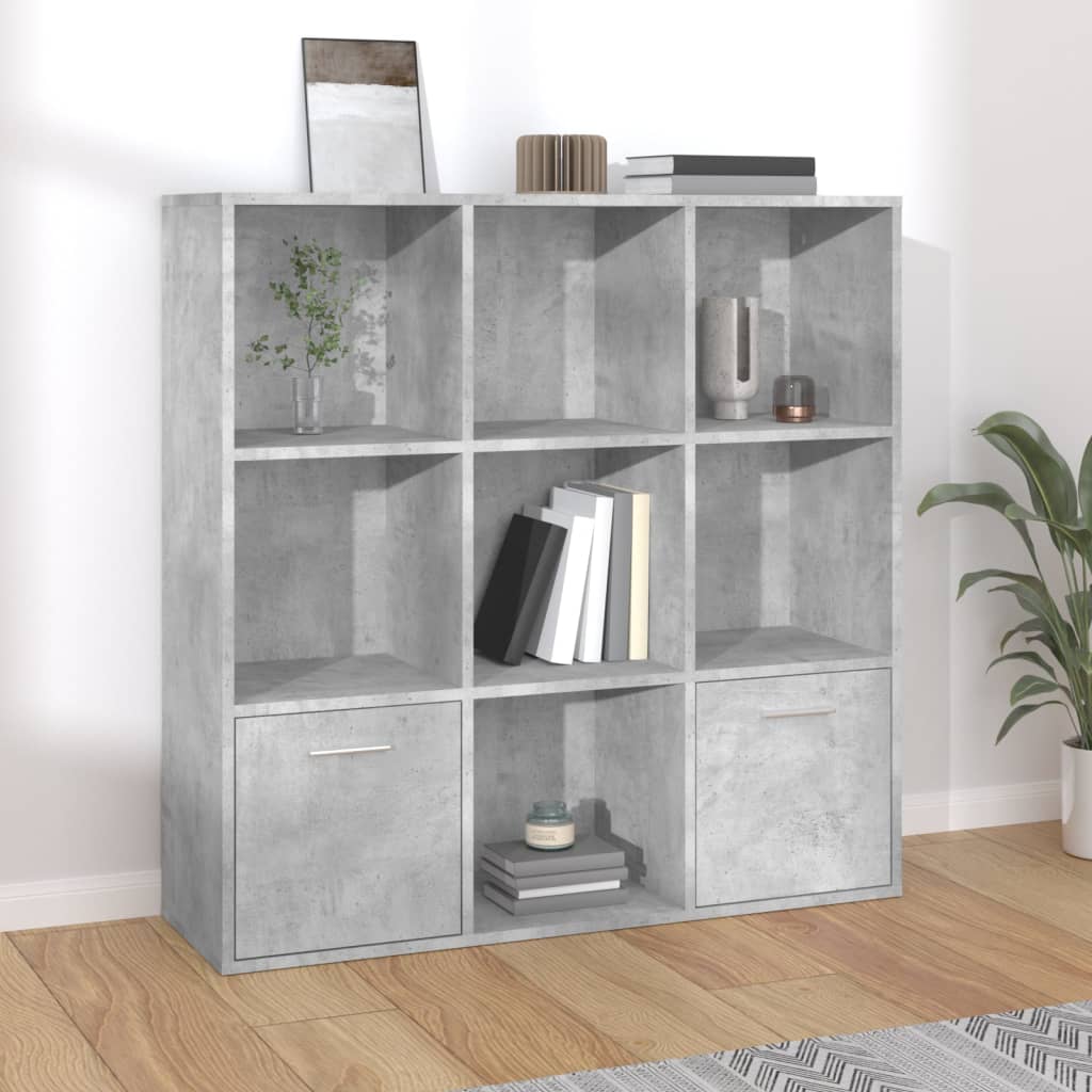 Bücherregal Weiß 98x30x98 cm Holzwerkstoff