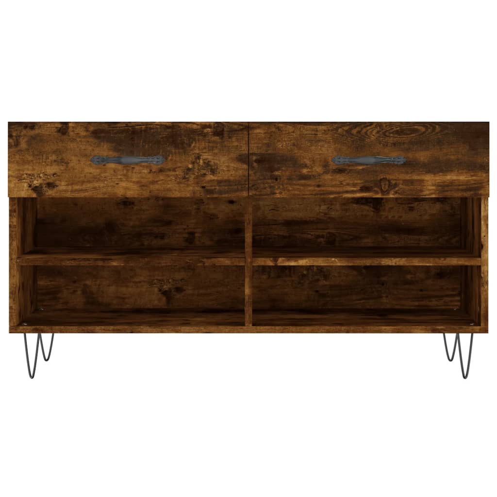 Schuhbank Weiß 102x35x55 cm Holzwerkstoff