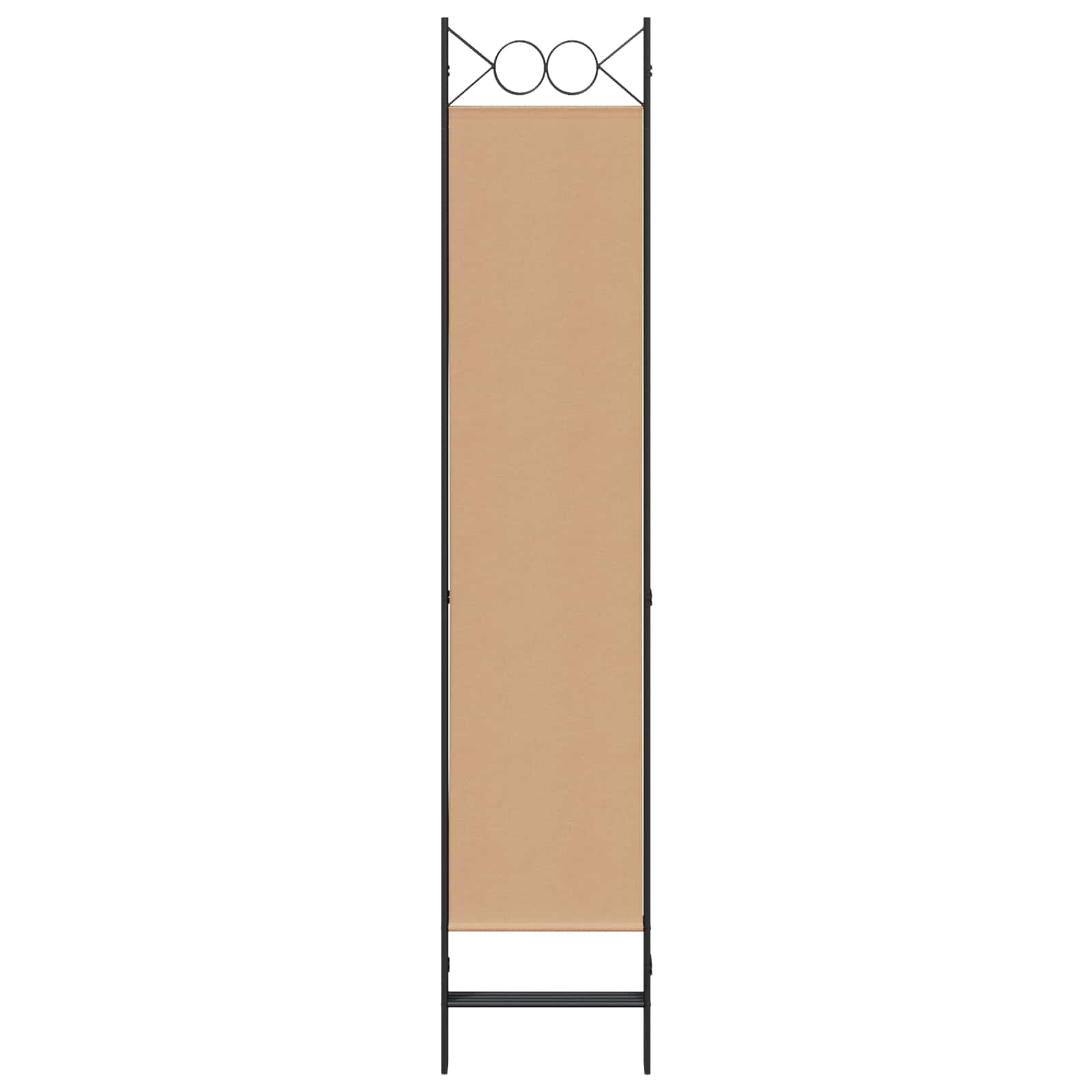 3-teiliger Raumteiler Beige 120 x 200 cm Stoff