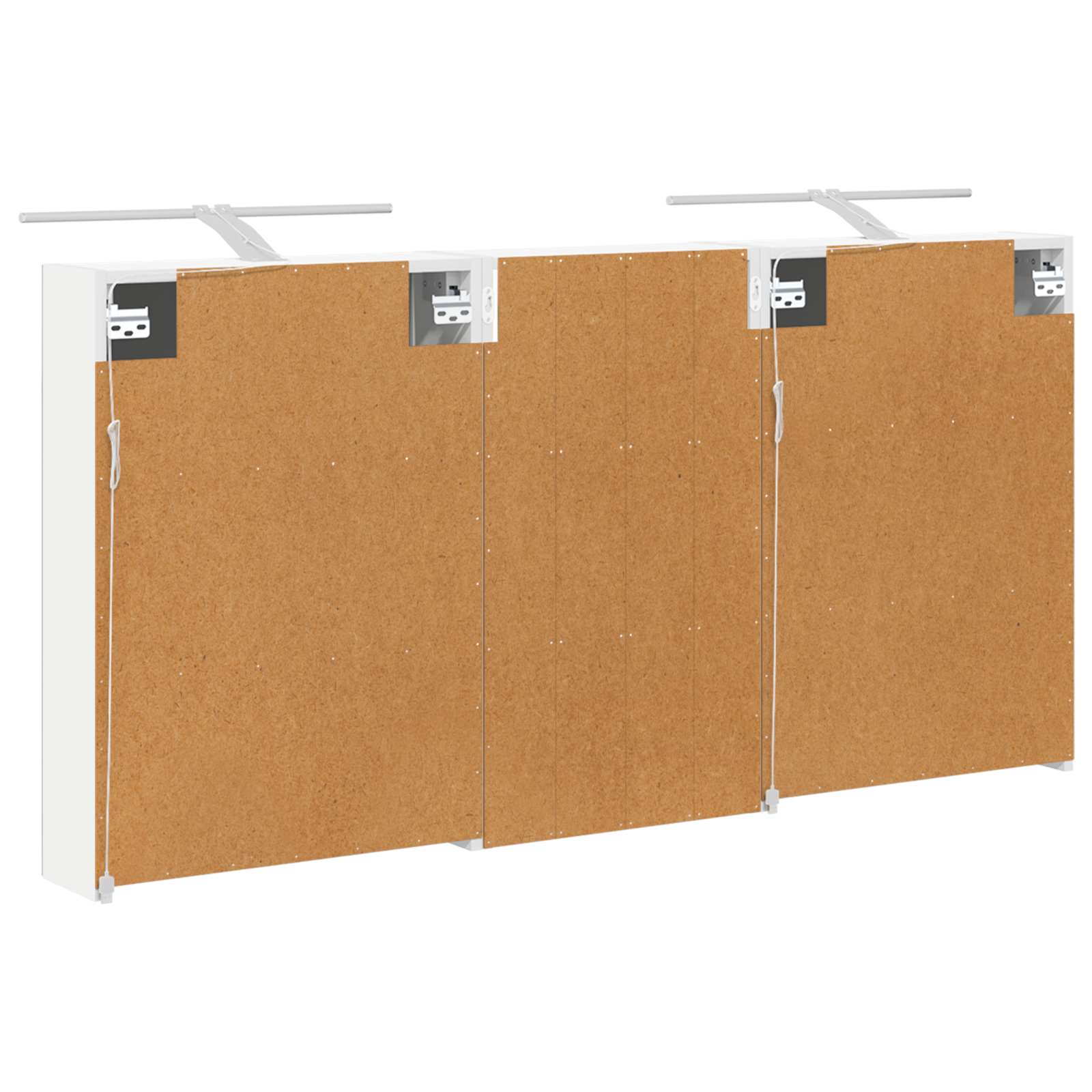 Badezimmerschrank-Set 3 pcs 80 x 10,5 x 50 cm Holzwerkstoff