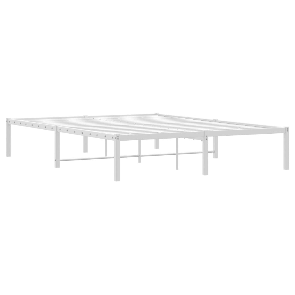 Bettgestell Metall Schwarz 75x190 cm
