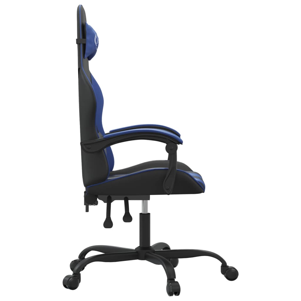 Gaming-Stuhl Drehbar Schwarz und Rot Kunstleder