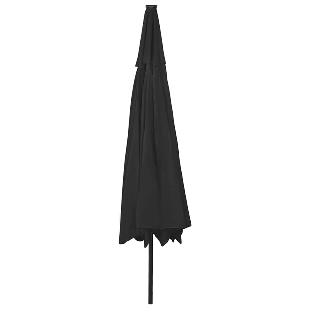 Sonnenschirm mit LED-Beleuchtung 400 cm Sandweiß