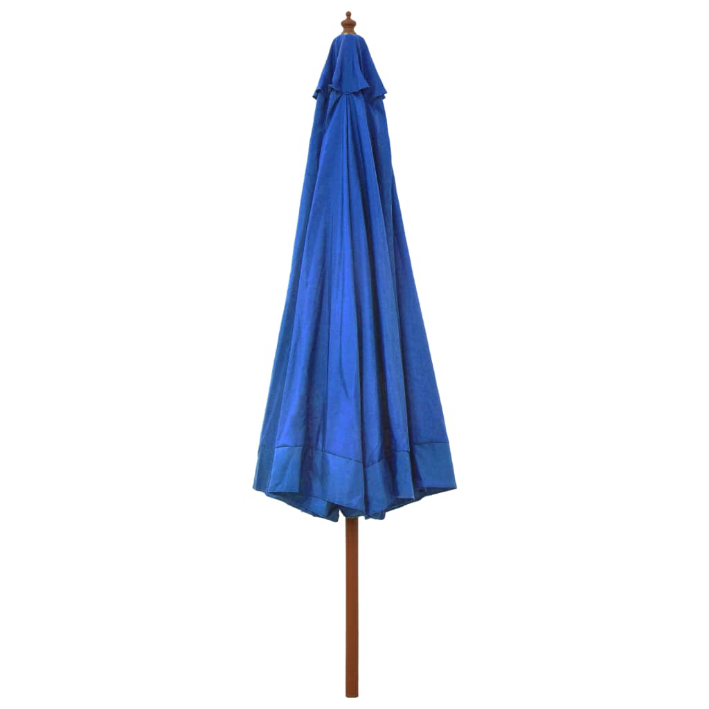 Sonnenschirm mit Holzmast 330 cm Sandweiß