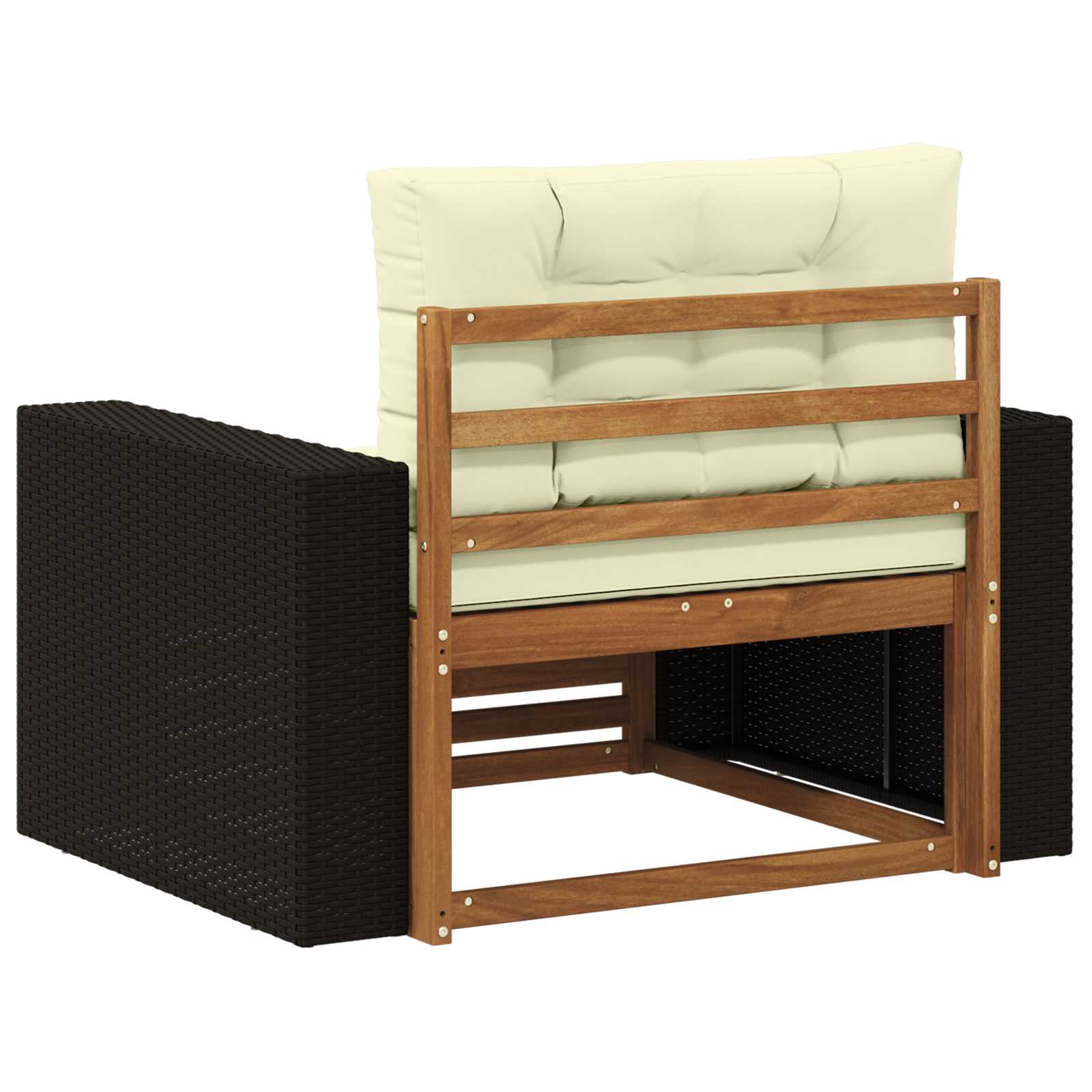 2 Stück Outdoor-Sofa Natur