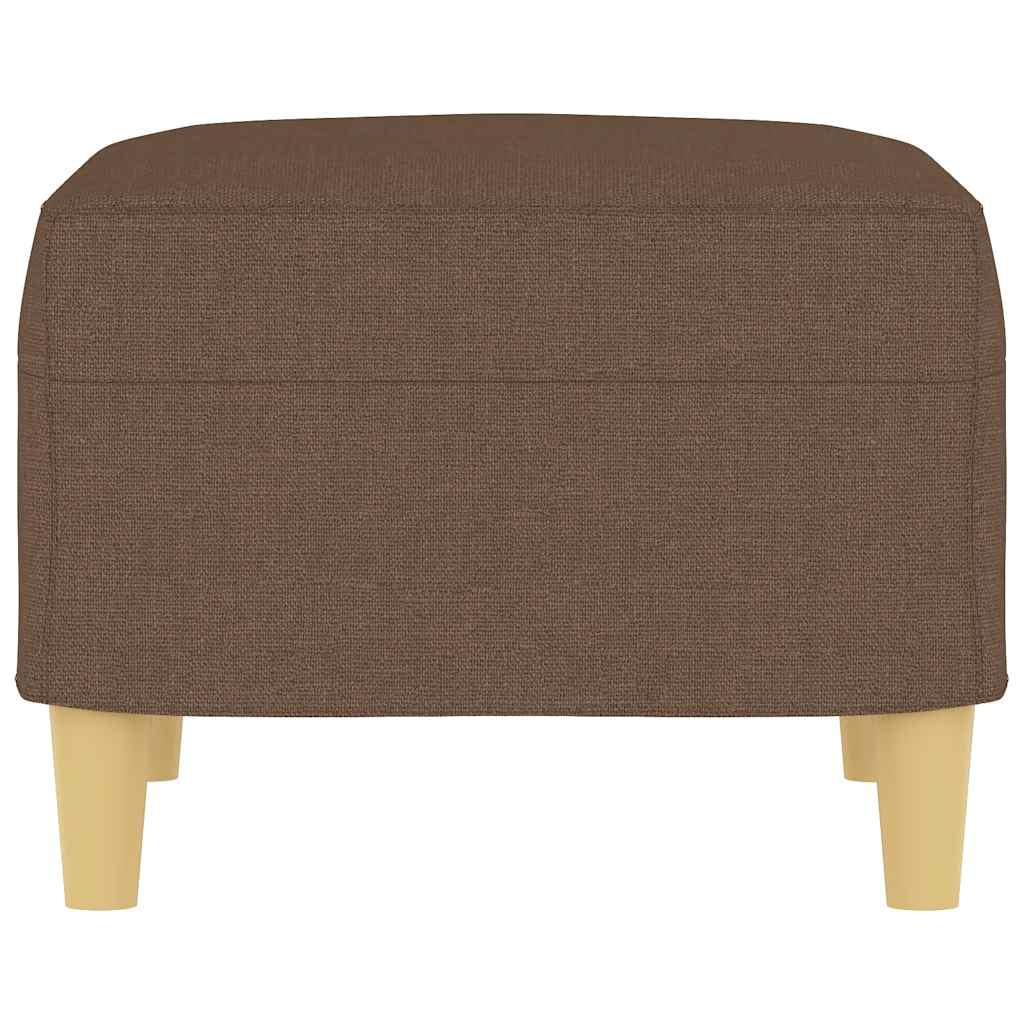 Fußhocker Hellgrau 60x50x41 cm Stoff