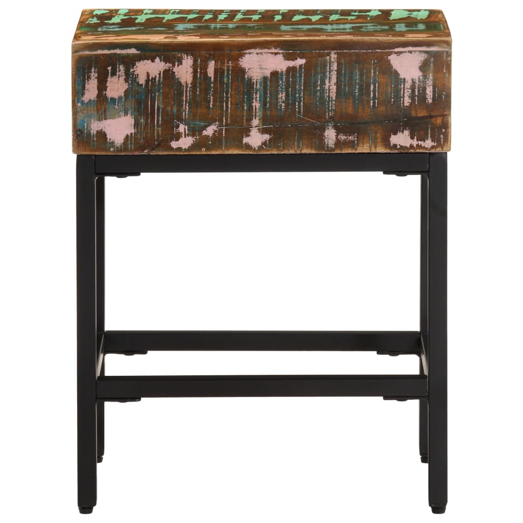Beistelltisch 40x30x50 cm Raues Mango-Massivholz