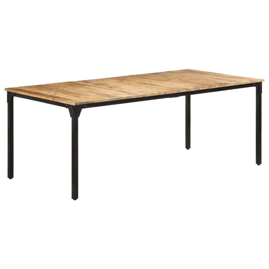 Esstisch 140x70x76 cm Raues Mangoholz